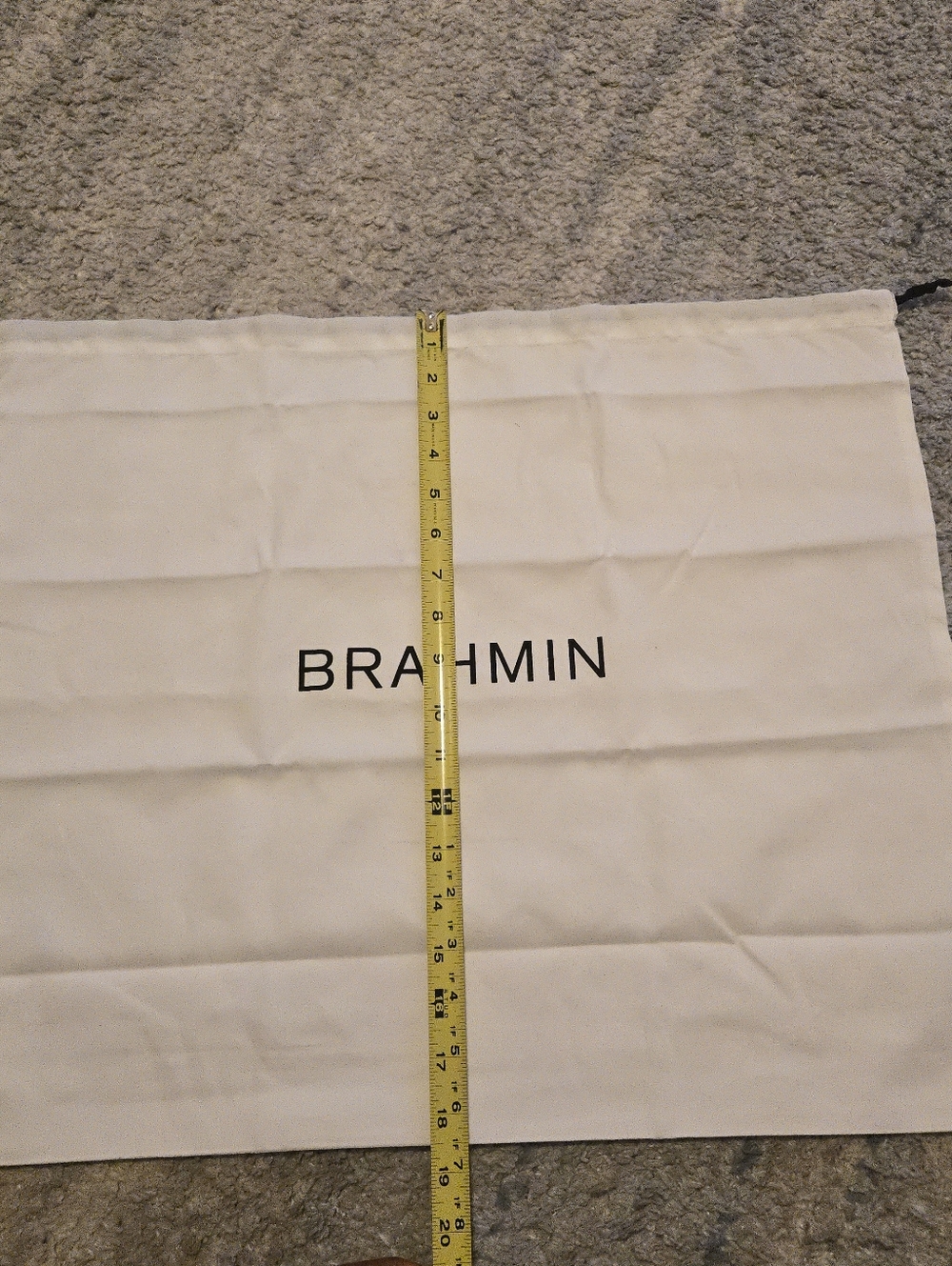 Brahmin Large Drawstring Dust Bag | Handbag Storage Protection - Picture 4 of 6